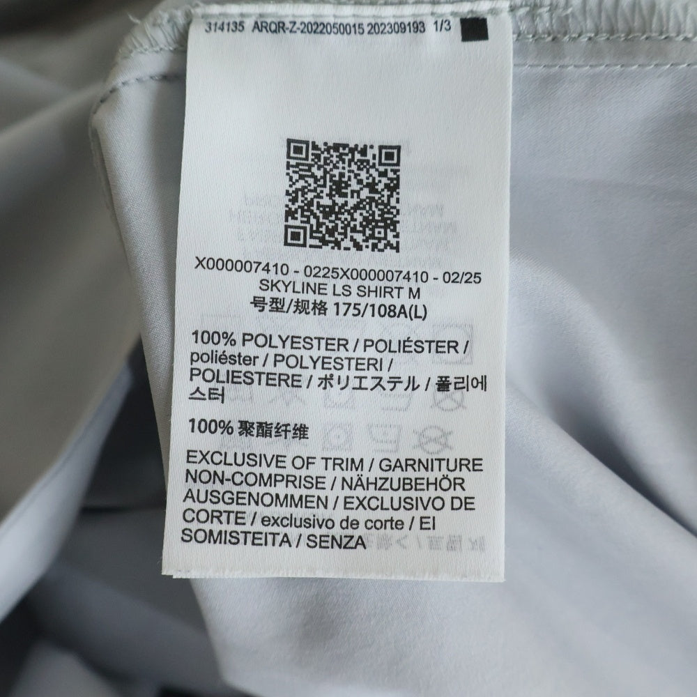 ARC'TERYX(アークテリクス) Skyline LS Shirt スカイライン スナップボタン 長袖シャツ グレー X000007410