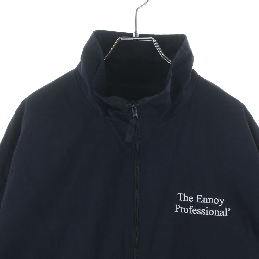 The Ennoy Professional(エンノイプロフェッショナル) 23AW STYLISTSHIBUTSU NYLON TRACK SUIT SET UP ロゴエンブロイダリー ブルゾンジャケット パンツ AW23BRENJK02LP / AW23BRENPT04LP