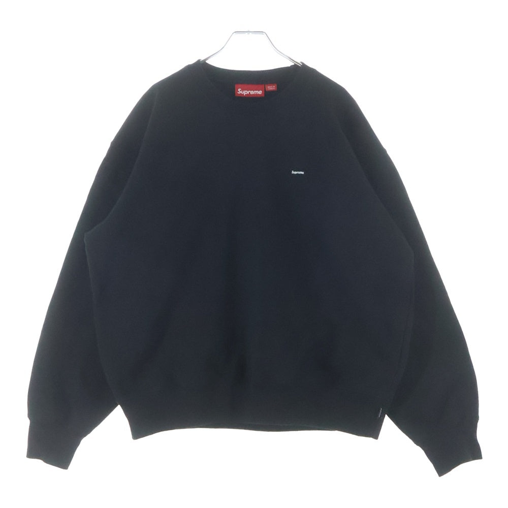 SUPREME(シュプリーム) 25AW Small Box Logo Sweatshirt スモールボックスロゴ クルーネックプルオーバー スウェットトレーナー ブラック