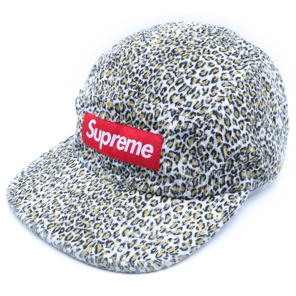 SUPREME(シュプリーム) 23AW Leopard Corduroy Camp Cap レオパード コーデュロイ キャンプキャップ 帽子 マルチカラー