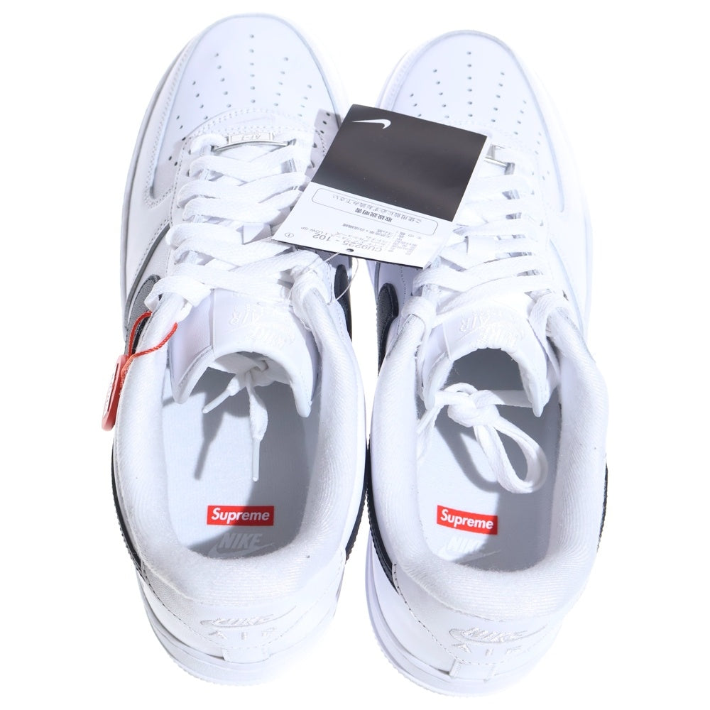 NIKE(ナイキ) ×Supreme AIR FORCE 1 LOW エア フォース 1 ローカットスニーカー ホワイト/ブラック CU9225-102