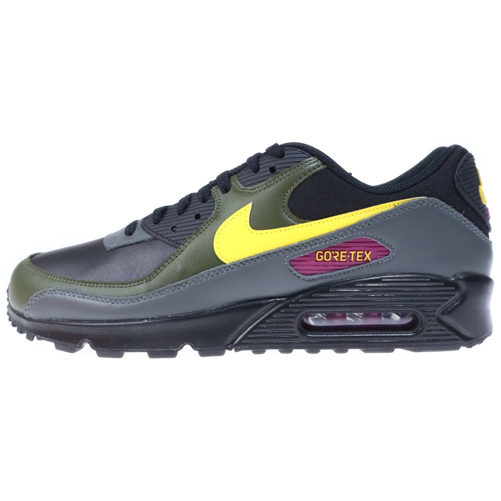 NIKE(ナイキ) AIR MAX 90 GORE-TEX CARGO KHAKI エアマックス 90 ゴアテックス カーゴ ローカットスニーカー カーキ/ブラック/イエロー US11.5/29.5cm DJ9779-001
