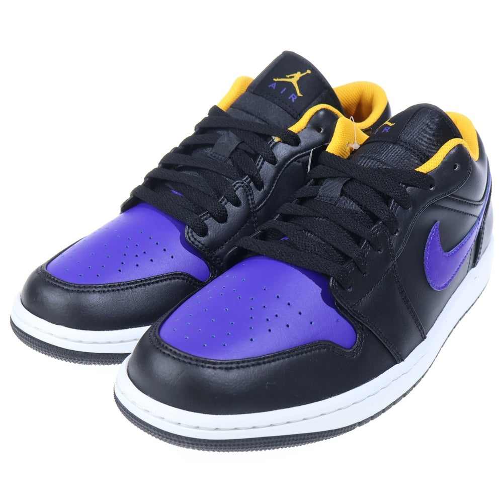NIKE(ナイキ) AIR JORDAN 1 LOW LAKERS エア ジョーダン 1 レイカーズ ローカットスニーカー ブラック/パープル US11/29cm 553558-075