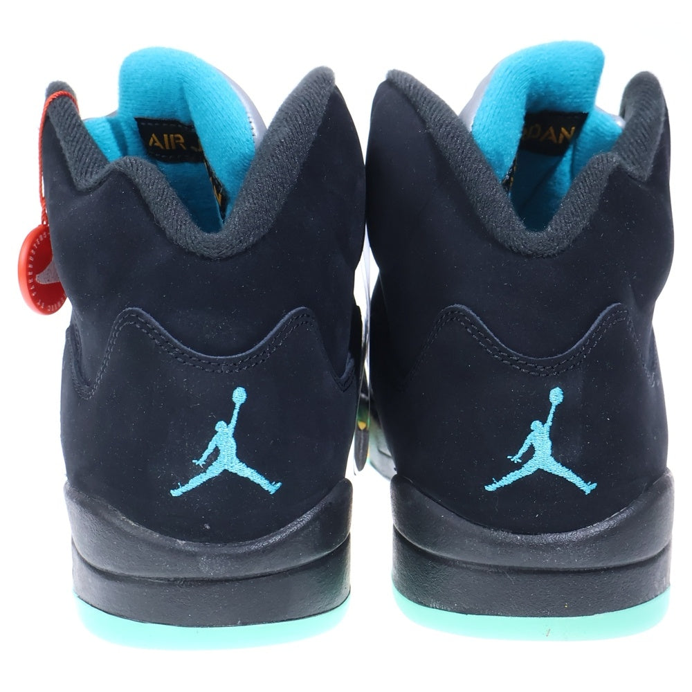 NIKE(ナイキ) AIR JORDAN 5 RETRO AQUA エアジョーダン 5 アクア ハイカットスニーカー ブラック US11/29cm DD0587-047