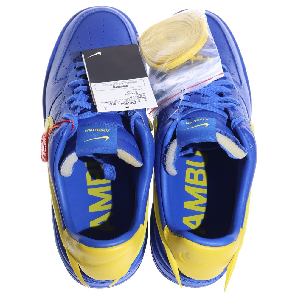NIKE(ナイキ) ×AMBUSH AIR FORCE 1 LOW SP GAME ROYAL AND VIVID SULFUR アンブッシュ エアフォース1 ローカットスニーカー ブルー/イエロー US11/29cm DV3464-400