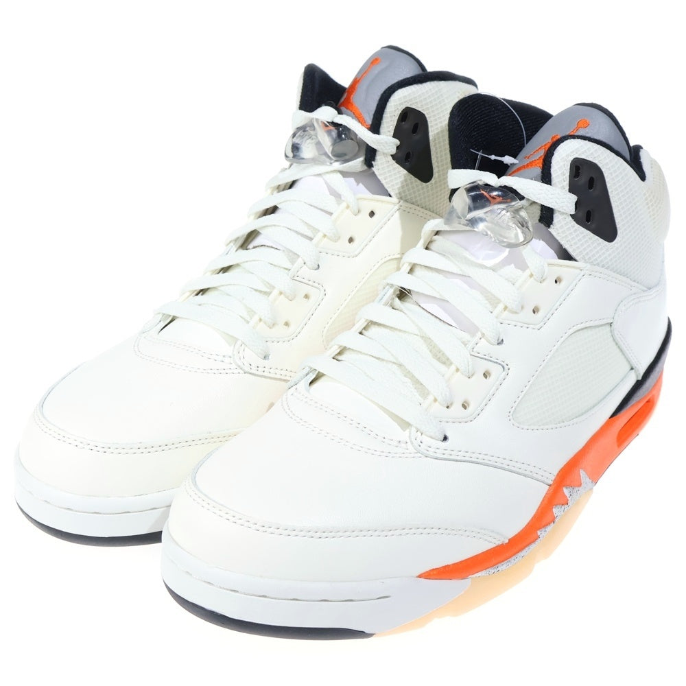 NIKE(ナイキ) AIR JORDAN 5 ORANGE BLAZE エア ジョーダン 5 オレンジ ブレイズ ミッドカットスニーカー ホワイト US11/29cm DC1060-100