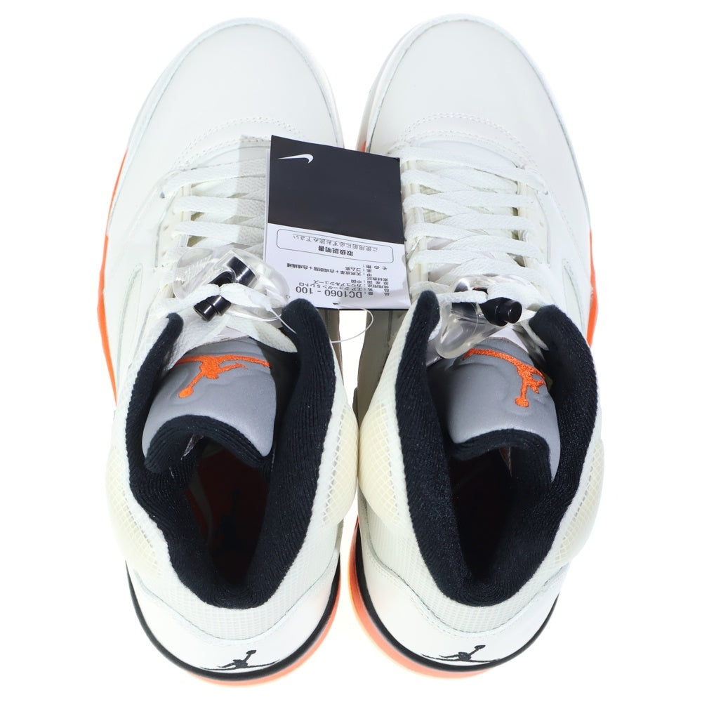 NIKE(ナイキ) AIR JORDAN 5 ORANGE BLAZE エア ジョーダン 5 オレンジ ブレイズ ミッドカットスニーカー ホワイト US11/29cm DC1060-100