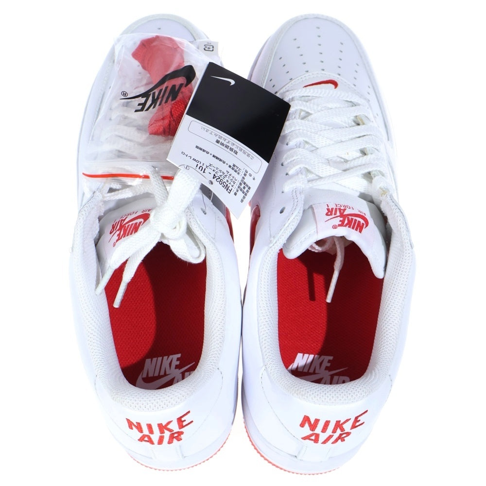 NIKE(ナイキ) AIR FORCE 1 LOW RETRO エア フォース 1 レトロ ローカットスニーカー ホワイト/レッド US11/29cm FN5924-101