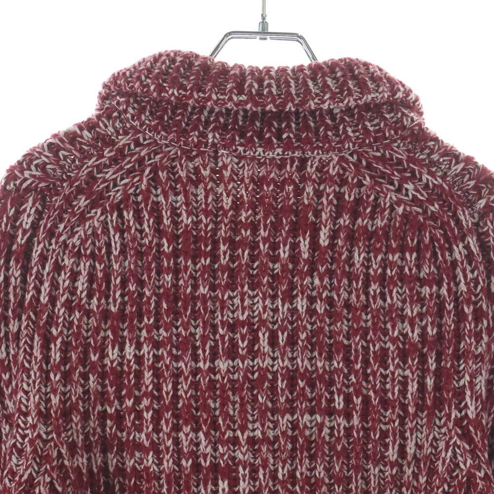 DOLCE & GABBANA(ドルチェアンドガッバーナ) KNIT CARDIGAN ローゲージニットカーディガン セーター レッド GIC81K F45D3