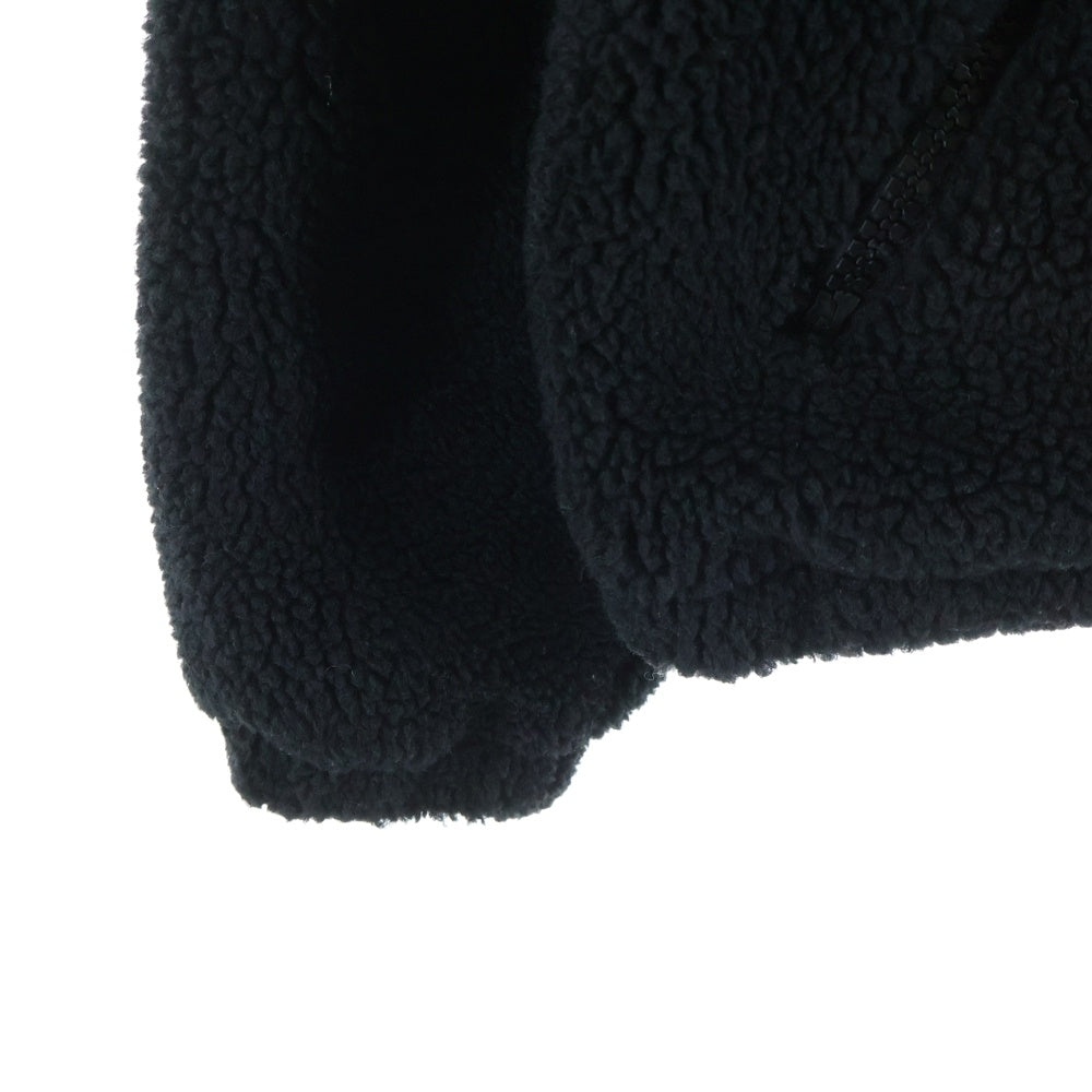 CELINE(セリーヌ) Boa Fleece Hoodie スタッズロゴ トリオンフ ジップアップ ボアフーデッドジャケット ブラック 2Y906699M