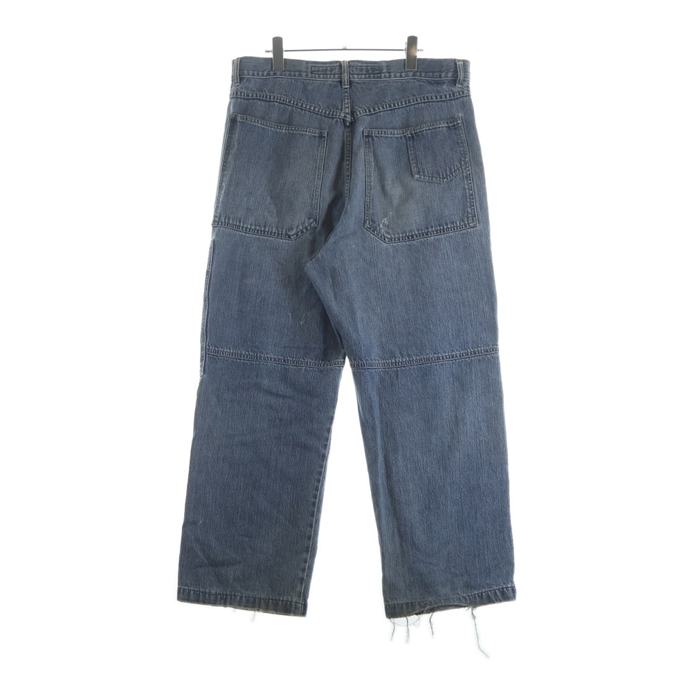NO BRAND(ノーブランド) MARITHE FRANCOIS GIRBAUD マリテフランソワジルボー 90-00S 香港製 デカジップポケットデザイン デニム バギーパンツ インディゴ