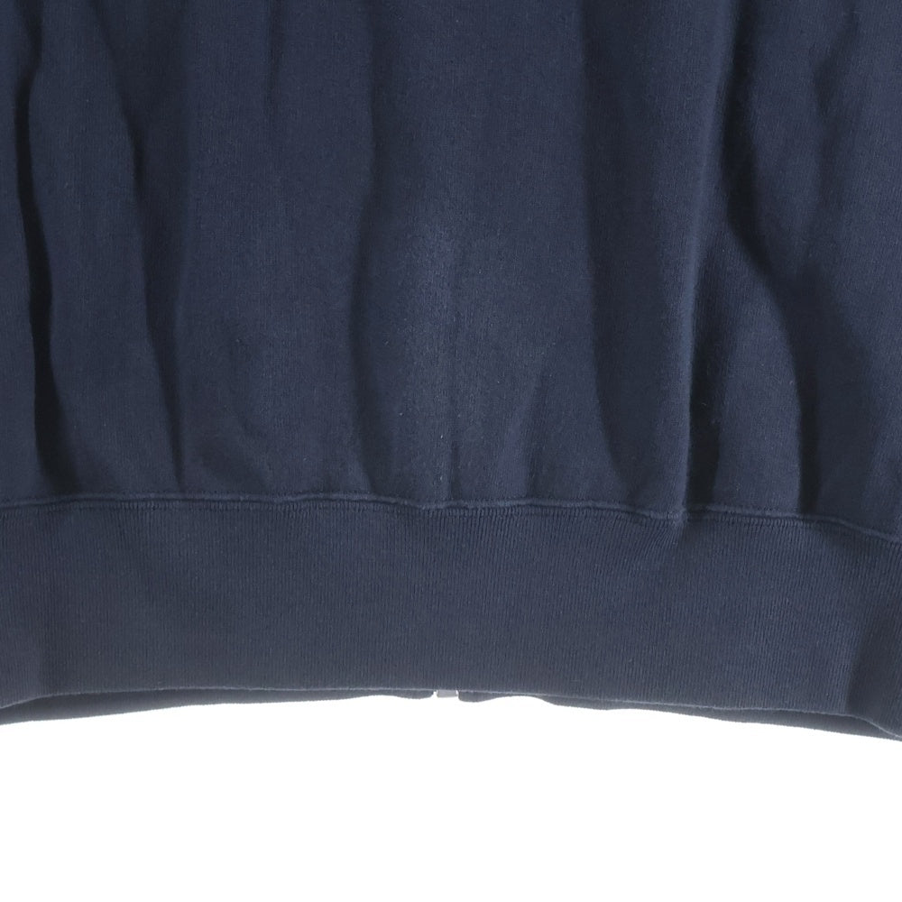 JIL SANDER +(ジルサンダープラス) 24AW ZIPPED HOODIE ジップアップスウェットパーカー フーディー ネイビー J47HG0101 J20039
