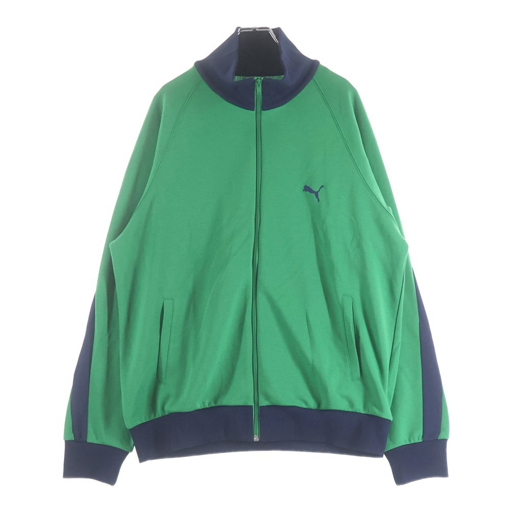 PUMA(プーマ) ×SCYE サイ フロントロゴ ジップアップトラックジャケット ジャージ グリーン 631578