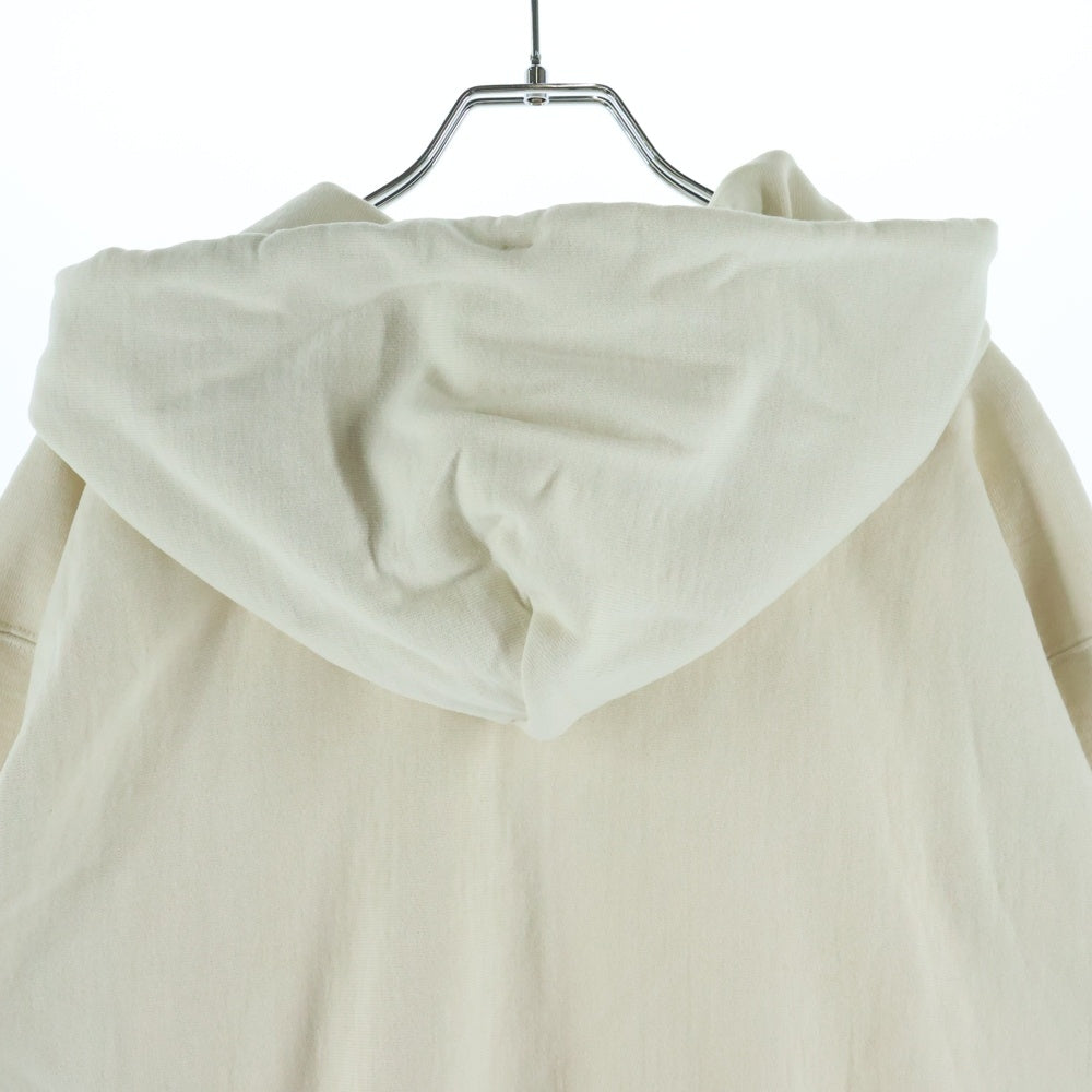AURALEE(オーラリー) 25SS SMOOTH SOFT BD SWEAT P O PARKA スムース ソフト プルオーバースウェットパーカー フーディー アイボリー A25SP01TU