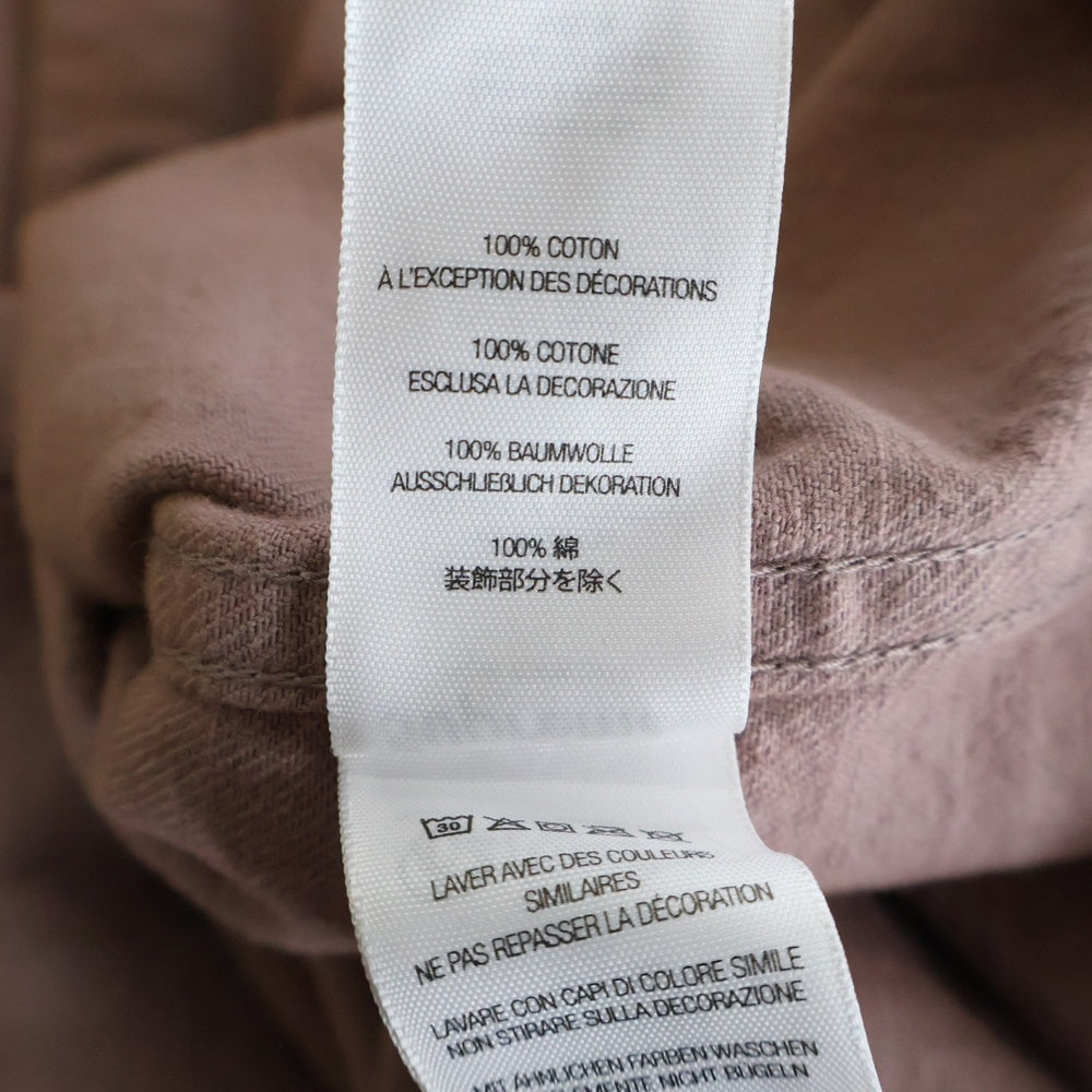 SUPREME(シュプリーム) 25SS Hooded Denim Shirt ロゴ刺繍 フーデッドデニムシャツ ピンク