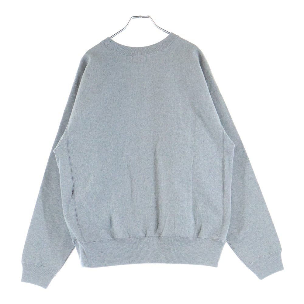 HUMAN MADE(ヒューマンメイド) 25AW HEART SWEATSHIRT OFFLINE STORE 店舗限定 ハートロゴプリント クルーネックスウェットトレーナー グレー HM30CS074