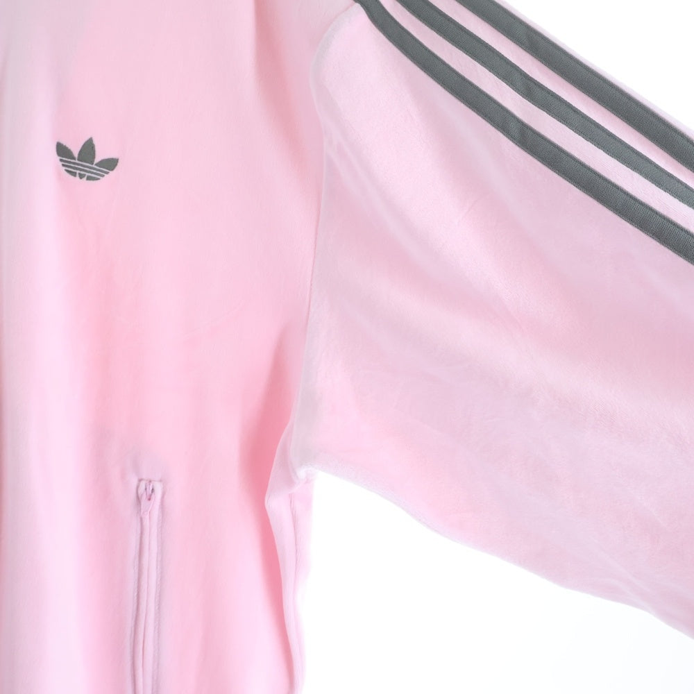 adidas(アディダス) ×SNIDEL FB TT スナイデル ファイアーバード ベロアトラックジャケット ジャージ ピンク KD9376 ID053