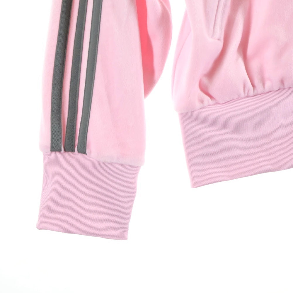 adidas(アディダス) ×SNIDEL FB TT スナイデル ファイアーバード ベロアトラックジャケット ジャージ ピンク KD9376 ID053