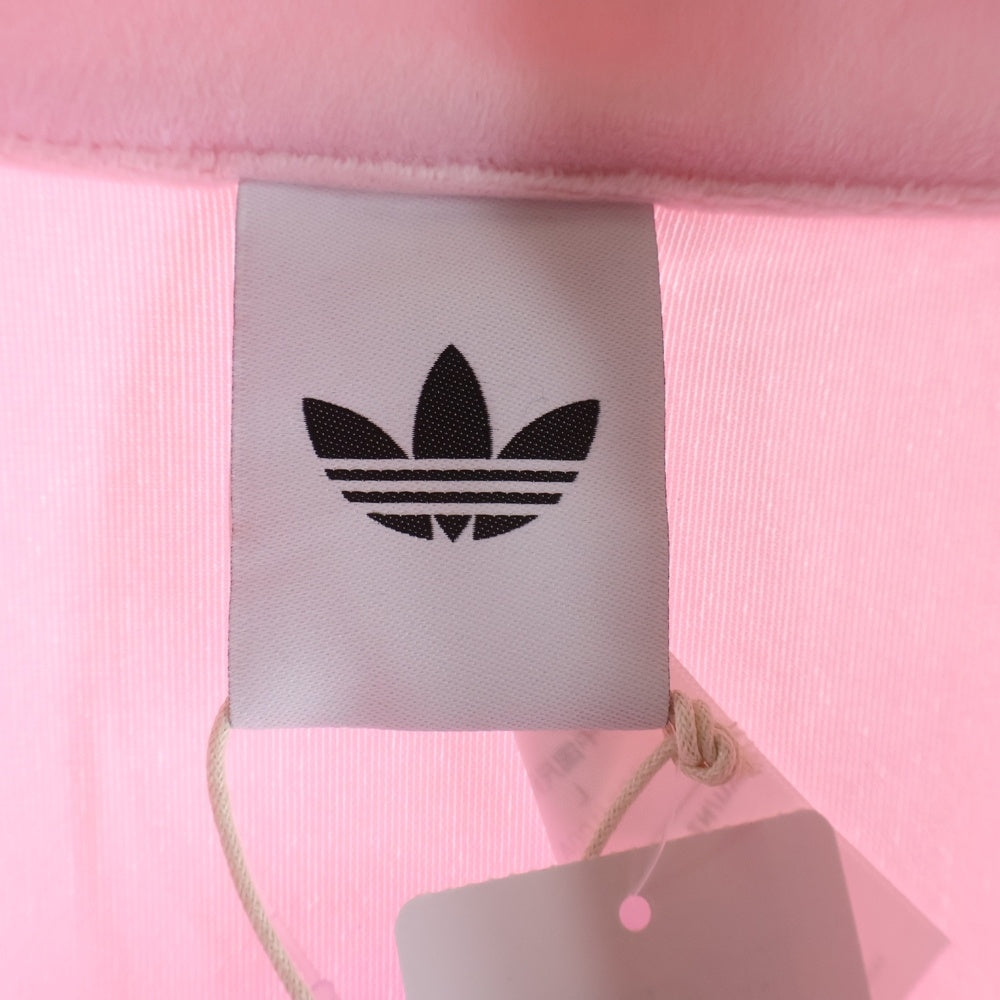adidas(アディダス) ×SNIDEL FB TT スナイデル ファイアーバード ベロアトラックジャケット ジャージ ピンク KD9376 ID053