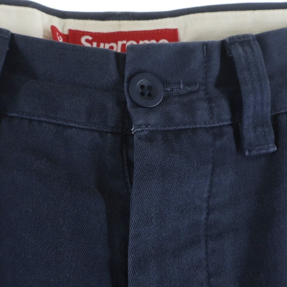 SUPREME(シュプリーム) 25SS Pin Up Chino Pant ピンナップ チノワイドパンツ ネイビー