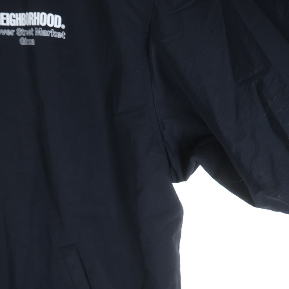 NEIGHBORHOOD(ネイバーフッド) 25SS DSMG WINDBREAKER JACKET ドーバーストリートマーケット銀座 ウィンドブレーカー ナイロンコーチジャケット ブラック 251TSNH-JKM03S