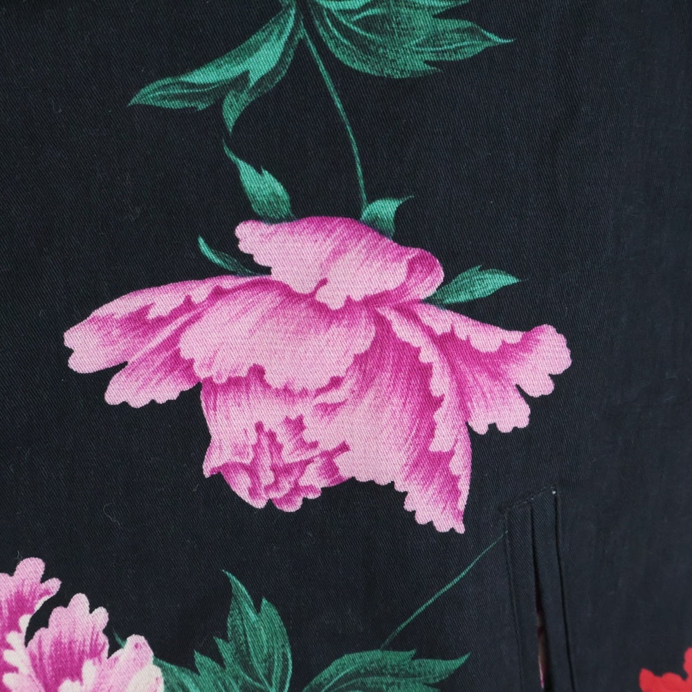 Yohji Yamamoto POUR HOMME(ヨウジヤマモト プールオム) 花と少年期復刻 ハーフコート スナップジャケット ブラック HY-Y05-020