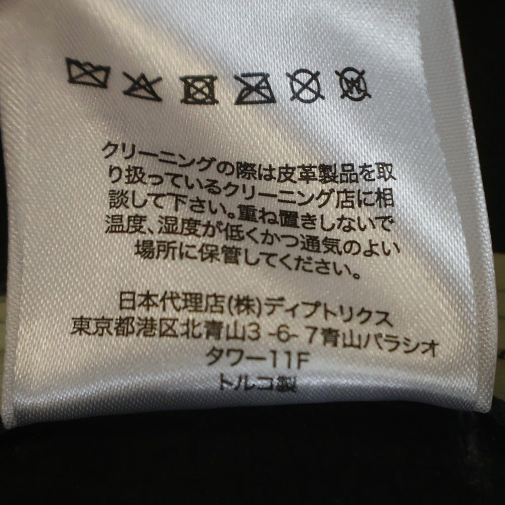 BOTTER(ボッター) ペイントレザーシャツ ジャケット ホワイト 4026BL001