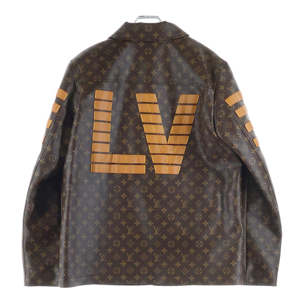 LOUIS VUITTON(ルイヴィトン) 22SS ×NIGO モノグラムLVトワル ミリタリージャケット ブラウン RM221M LSR HML07E