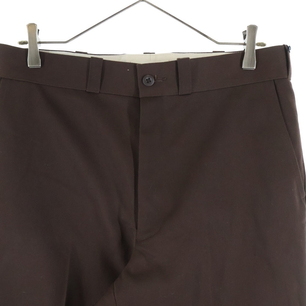 NO BRAND(ノーブランド) DAYDREAM デイドリーム 25AW Harbor Trousers ハーバートラウザーズ ストレートパンツ ブラウン DD0009
