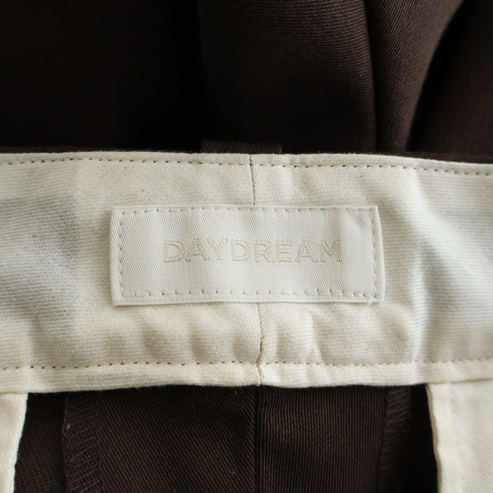 NO BRAND(ノーブランド) DAYDREAM デイドリーム 25AW Harbor Trousers ハーバートラウザーズ ストレートパンツ ブラウン DD0009