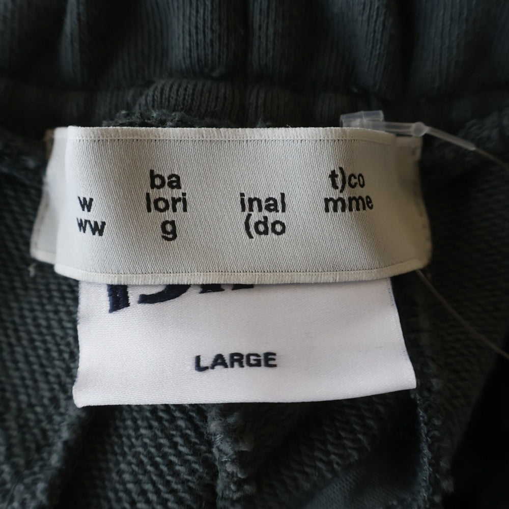bal(バル) BIKE ATHLETIC HEAVY COTTON SWEAT PANT アスレチック ヘビー コットン スウェットパンツ グレー
