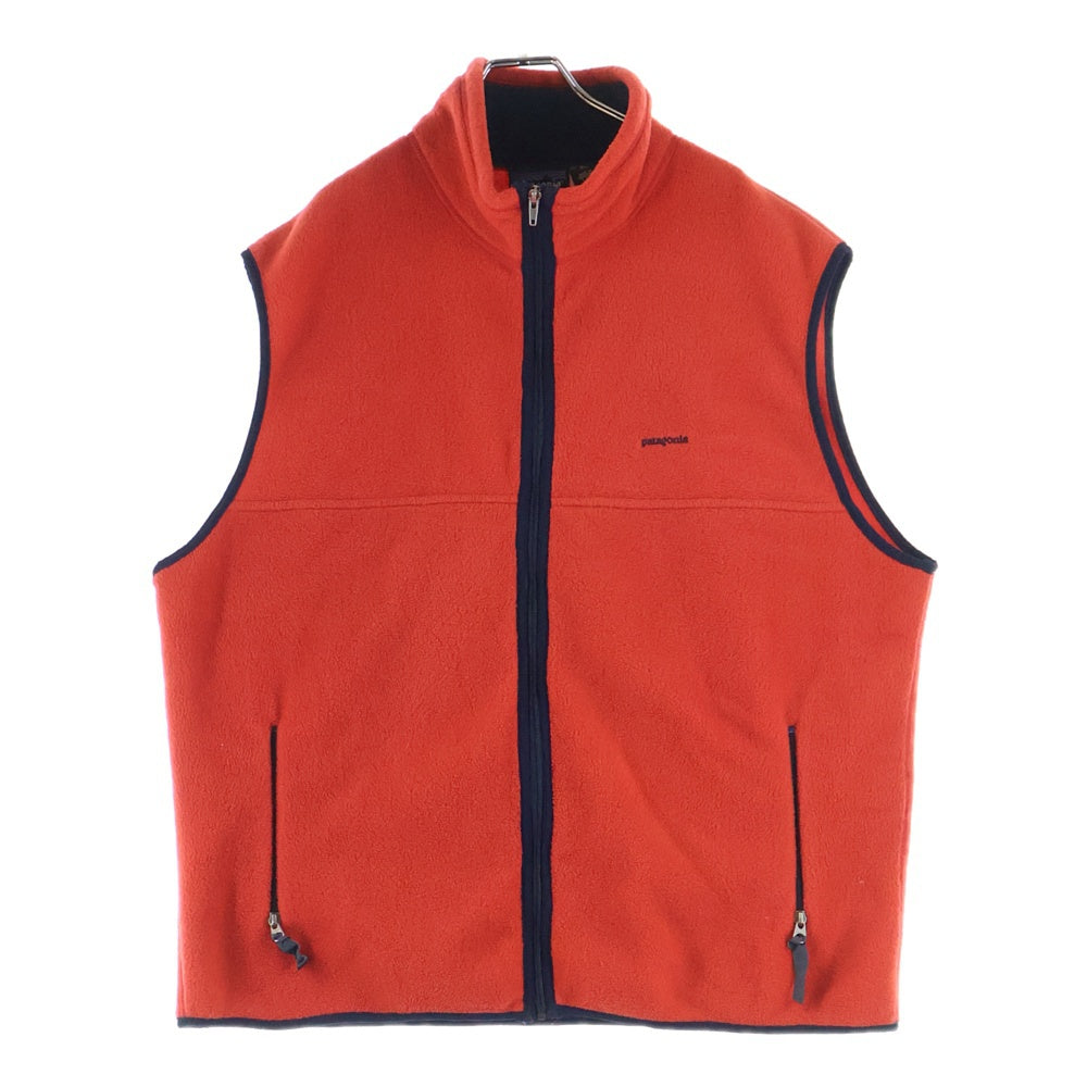 PATAGONIA(パタゴニア) 90S VINTAGE SYNCHILLA シンチラ フリースベスト ヴィンテージ ジャケット オレンジ 25182
