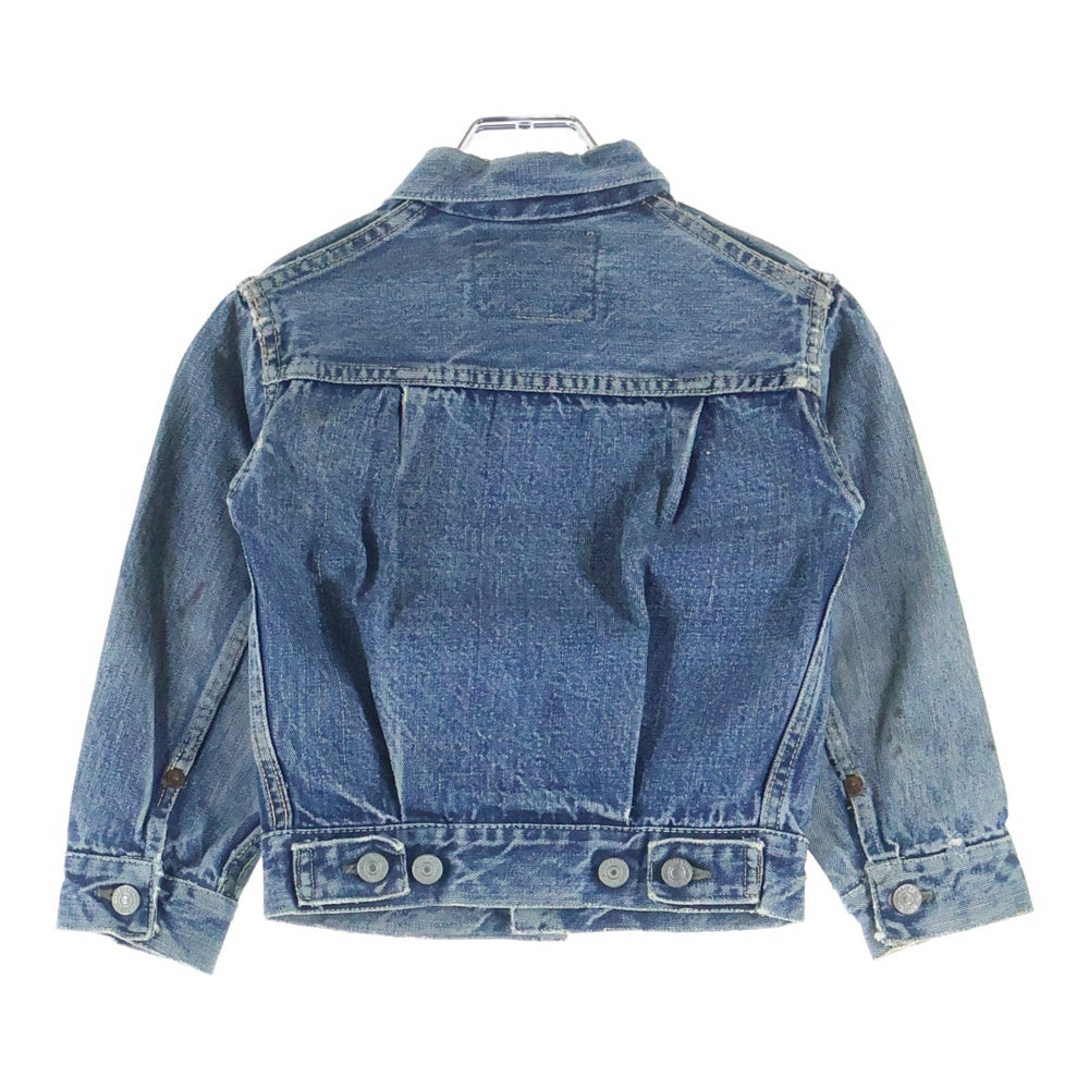 Levi's(リーバイス) VINTAGE 50s 507BXX ヴィンテージ セカンド Gジャン デニムジャケット 両面タブ BIGE インディゴ キッズ