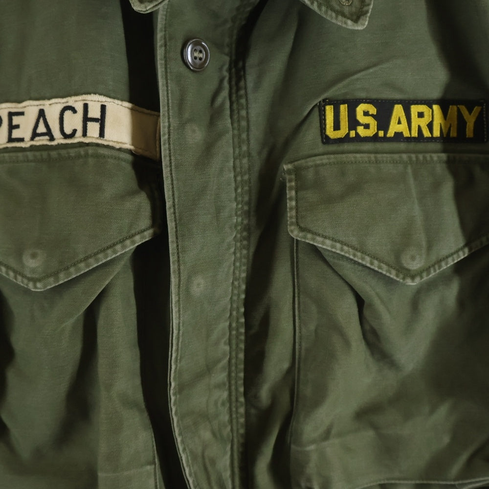 VINTAGE(ヴィンテージ) 50S VINTAGE MILITARY U.S.ARMY M-51 CROWNジップ ヴィンテージ ミリタリージャケット カーキ