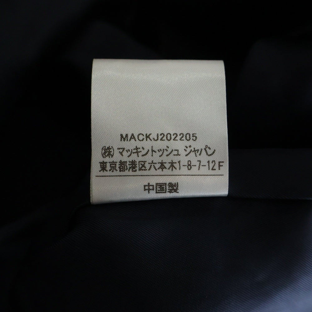 Traditional Weatherwear(トラディショナル ウェザーウェア) 5ボタン ステンカラー ラグランスリーブ ウール ロングコート ネイビー G222APFCO0306WX