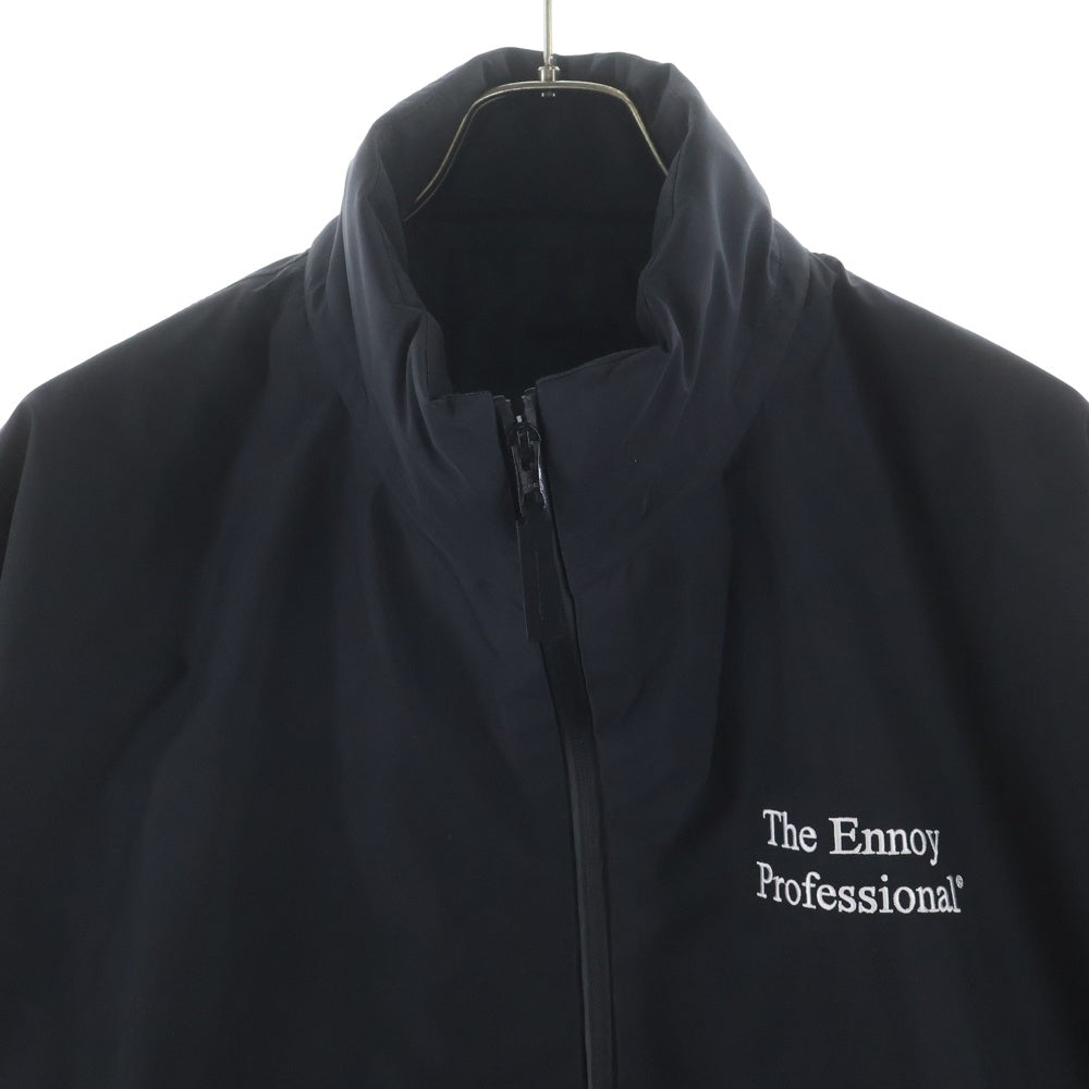 The Ennoy Professional(エンノイプロフェッショナル) 24AW 3Layer Shell Jacket 3レイヤー フーデッドシェルジャケット ブラック AW24BRENJK01AK