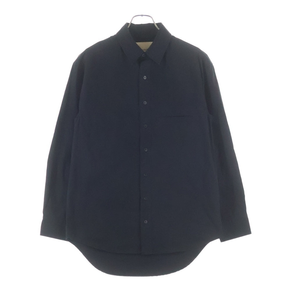 entire studios(エンタイア スタジオ) 25SS GIANT SHIRT ジャイアント レギュラーカラー長袖シャツ ブラック ESU-S25-2009-BL