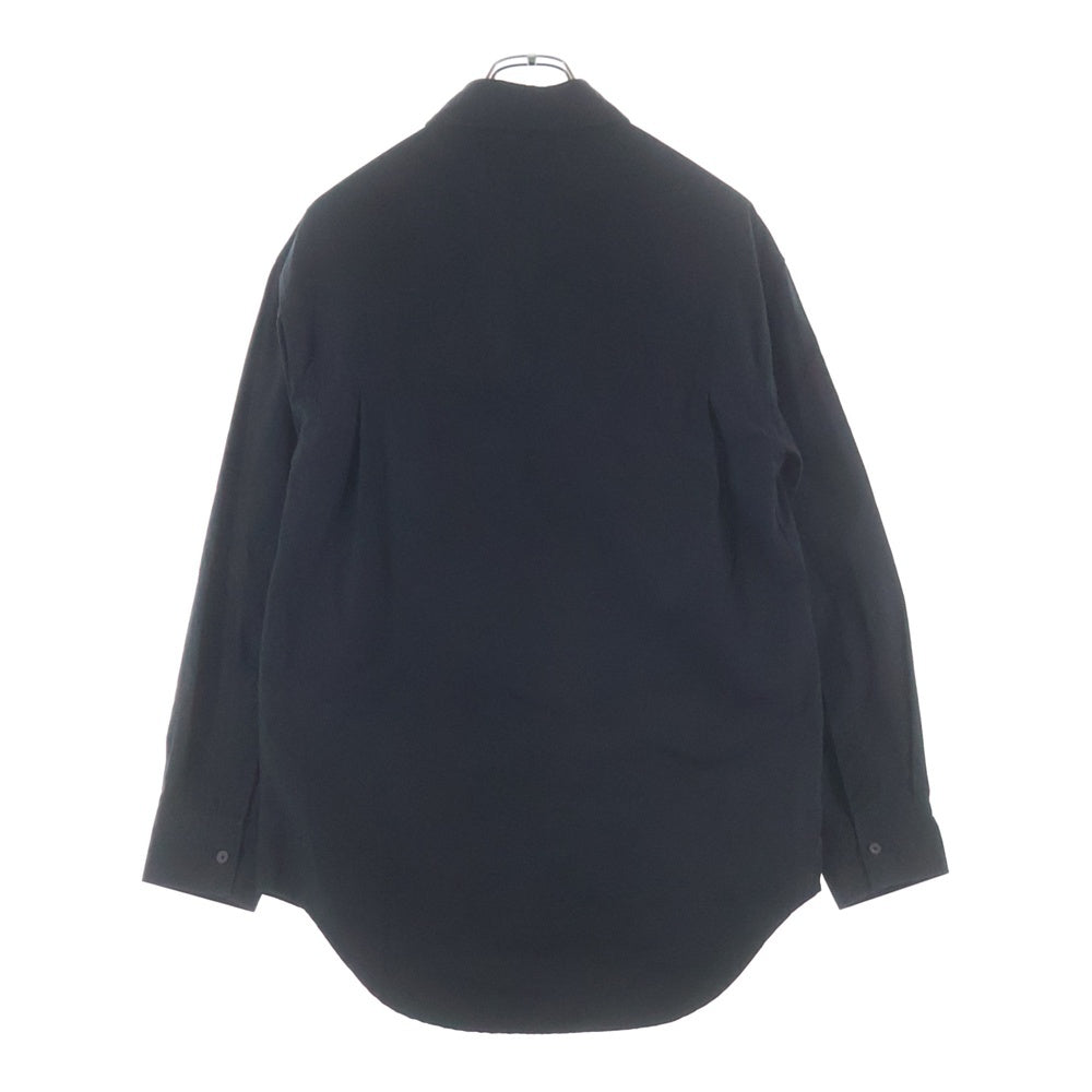 entire studios(エンタイア スタジオ) 25SS GIANT SHIRT ジャイアント レギュラーカラー長袖シャツ ブラック ESU-S25-2009-BL
