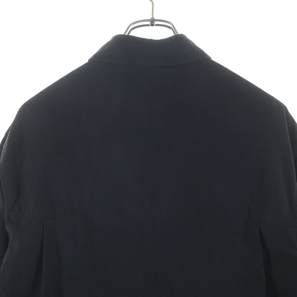 entire studios(エンタイア スタジオ) 25SS GIANT SHIRT ジャイアント レギュラーカラー長袖シャツ ブラック ESU-S25-2009-BL