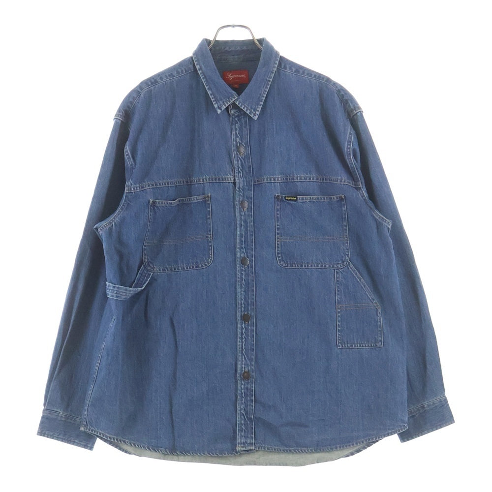 SUPREME(シュプリーム) 23SS Denim Painter Shirt ペインター ロングスリーブ デニムシャツ インディゴ