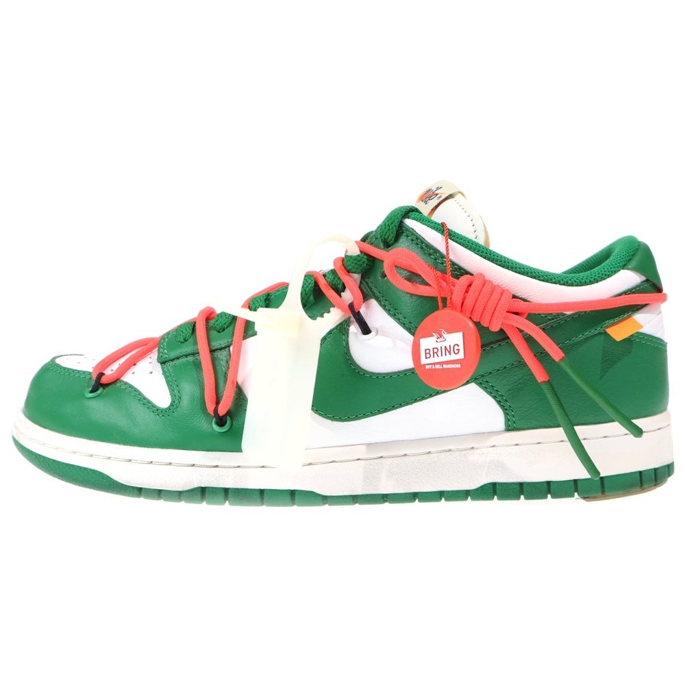 NIKE(ナイキ) ×OFF-WHITE DUNK LOW PINE GREEN オフホワイト ダンク ローカットスニーカー ホワイト/パイングリーン US11/29cm CT0856-100