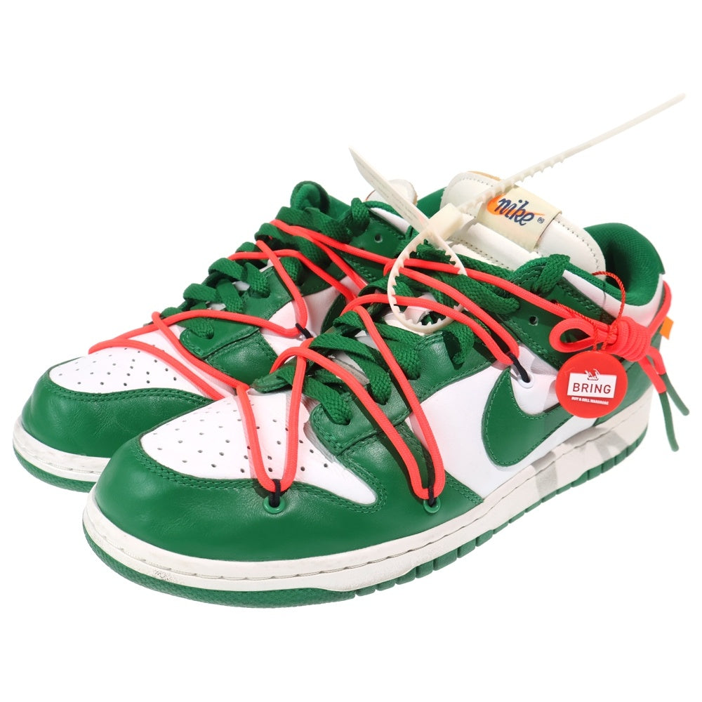 NIKE(ナイキ) ×OFF-WHITE DUNK LOW PINE GREEN オフホワイト ダンク ローカットスニーカー ホワイト/パイングリーン US11/29cm CT0856-100
