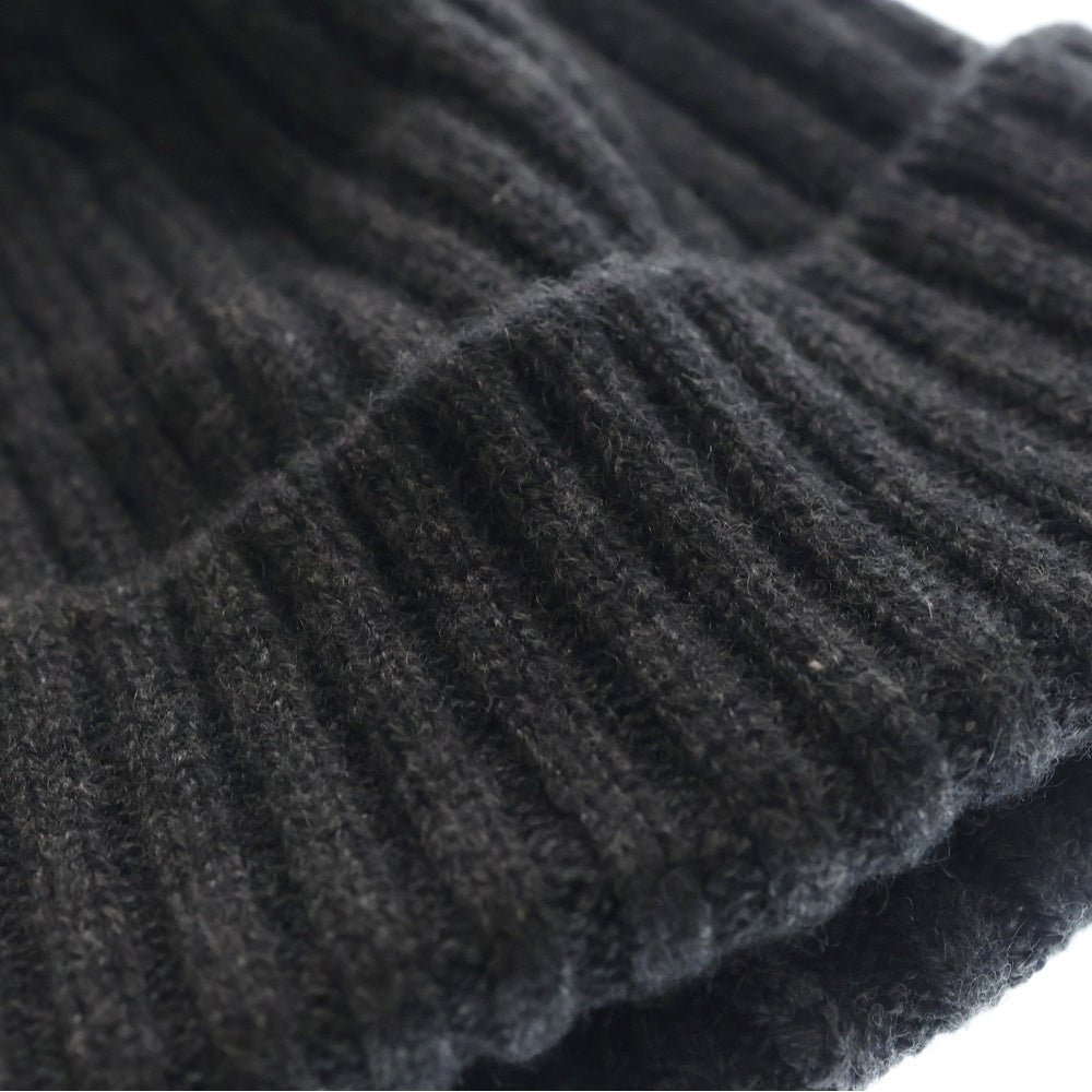 NO BRAND(ノーブランド) cash&barba キャッシュアンドバルバ BEANIE ニットキャップ 帽子 ビーニー グレー
