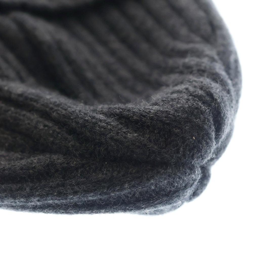 NO BRAND(ノーブランド) cash&barba キャッシュアンドバルバ BEANIE ニットキャップ 帽子 ビーニー グレー