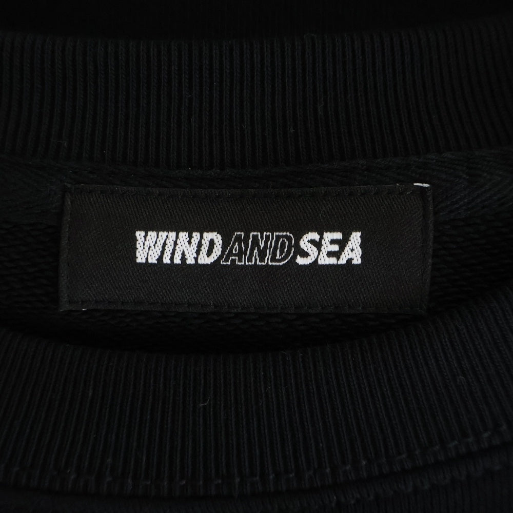 WIND AND SEA(ウィンダンシー) 26SS MARILYN MONROE WDS CREWNECK SWEAT SHIRT マリリンモンロースウェットトレーナー ブラック WDS-C-MRM-26-Q1-CS-06