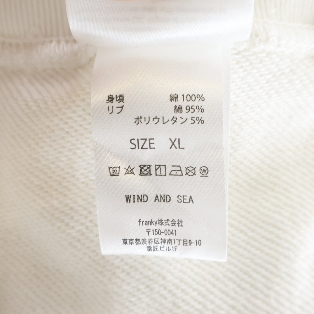 WIND AND SEA(ウィンダンシー) 26SS MARILYN MONROE WDS CREWNECK SWEAT SHIRT マリリンモンロースウェットトレーナー ホワイト WDS-C-MRM-26-Q1-CS-06