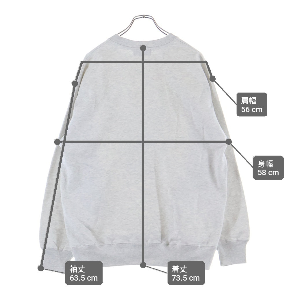 WIND AND SEA(ウィンダンシー) 26SS MARILYN MONROE WDS CREWNECK SWEAT SHIRT マリリンモンロースウェットトレーナー グレー WDS-C-MRM-26-Q1-CS-06