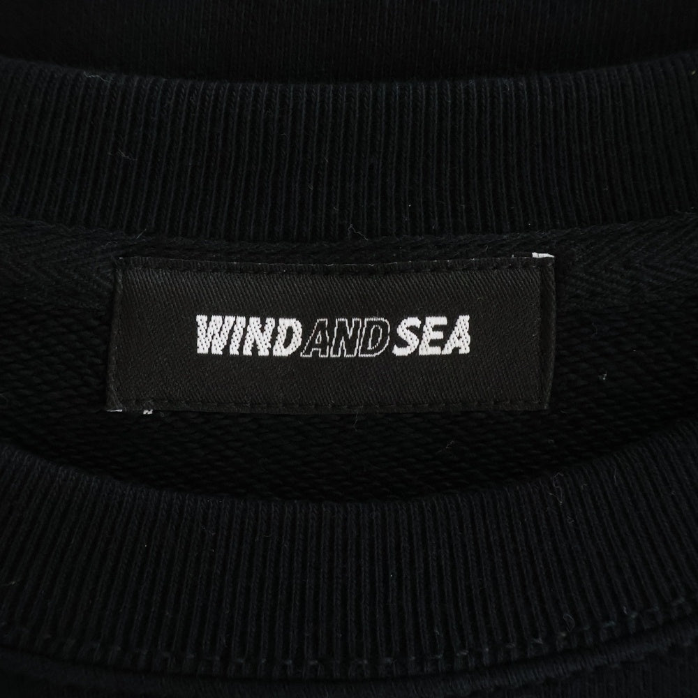 WIND AND SEA(ウィンダンシー) 26SS MARILYN MONROE WDS CREWNECK SWEAT SHIRT マリリンモンロースウェットトレーナー ブラック WDS-C-MRM-26-Q1-CS-06