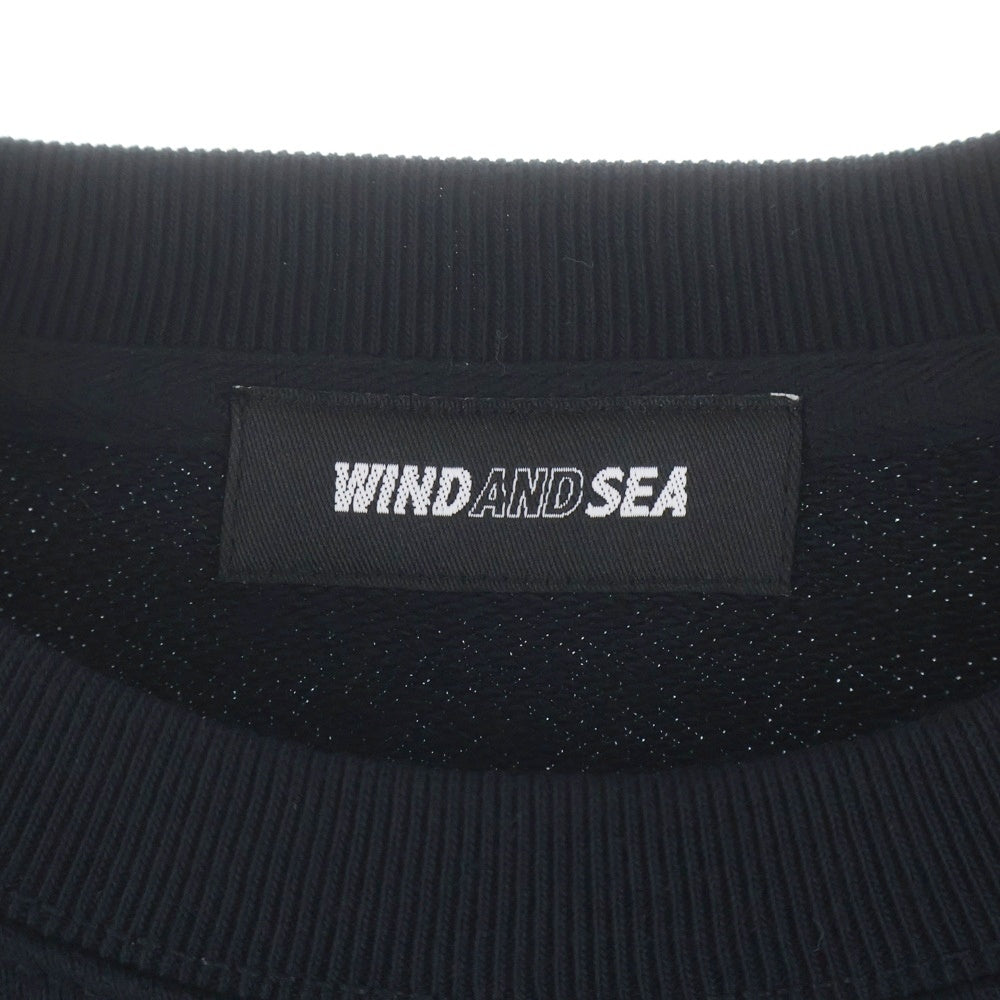 WIND AND SEA(ウィンダンシー) 26SS MARILYN MONROE WDS CREWNECK SWEAT SHIRT マリリンモンロースウェットトレーナー ブラック WDS-C-MRM-26-Q1-CS-06