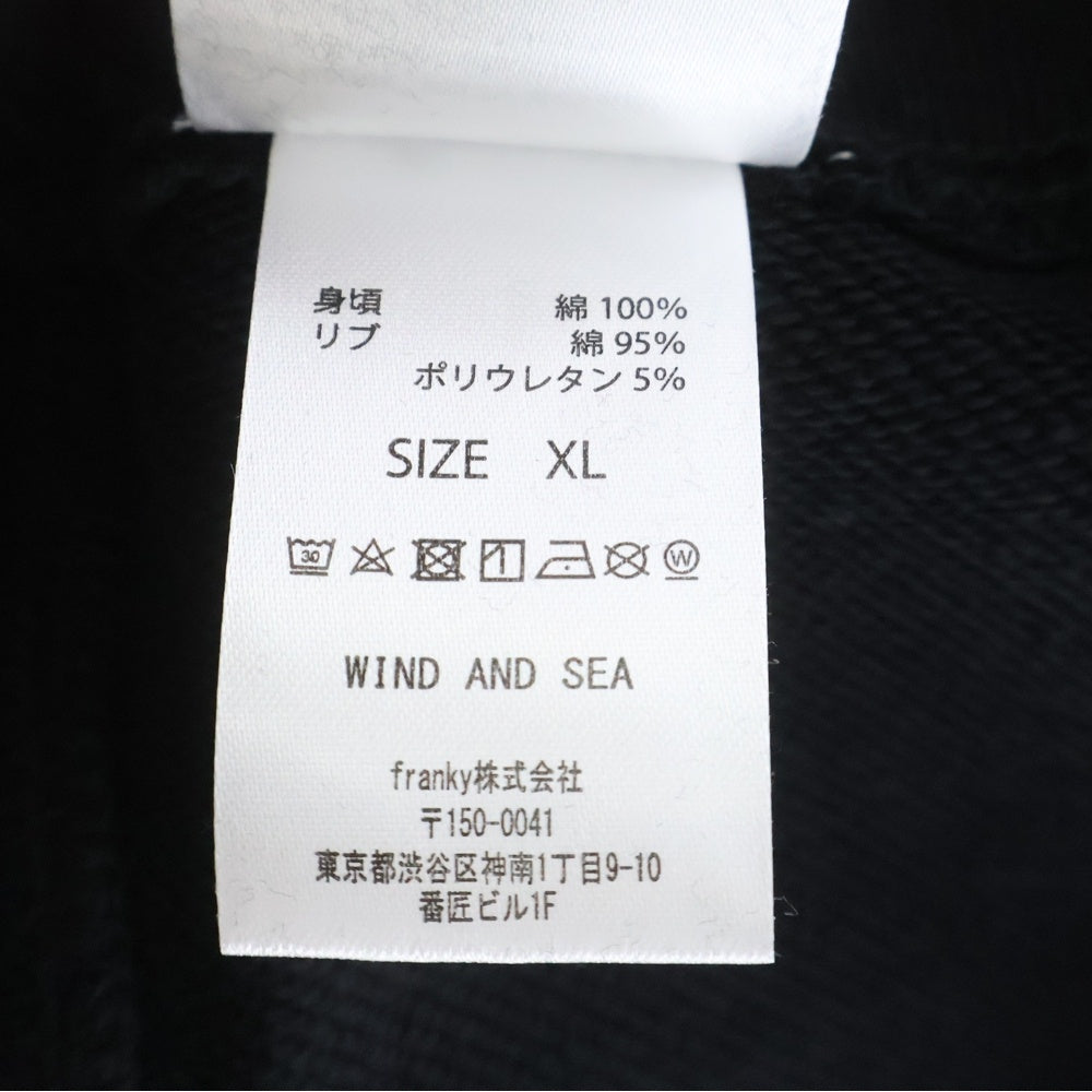 WIND AND SEA(ウィンダンシー) 26SS MARILYN MONROE WDS CREWNECK SWEAT SHIRT マリリンモンロースウェットトレーナー ブラック WDS-C-MRM-26-Q1-CS-06